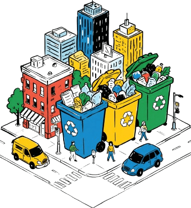 cusrwdvbc6mkdinfvidrs5048si3 images a flat vector illustration of waste management, showing colorful, labeled recycl ink drawing v4 0 1776230820690 onwatm 0 generation